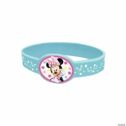 Buy 😉 Disney's Minnie Mouse Rubber Bracelets - 4 Pc. 😍 -Deals Supplies Store disneys minnie mouse rubber bracelets 4 pc 13958710 a02