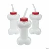 Flash Sale 👏 Dog Bone Cups with Straws - 12 Ct. ❤️ -Deals Supplies Store dog bone cups with straws 12 ct 3 6334