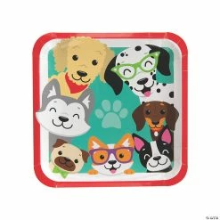 Coupon 🛒 Dog Party Dinner Paper Plates - 8 Ct. 😉
