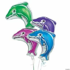 Best deal 🧨 Dolphin-Shaped 20" Mylar Balloons Assortment - 12 Pc. 🥰