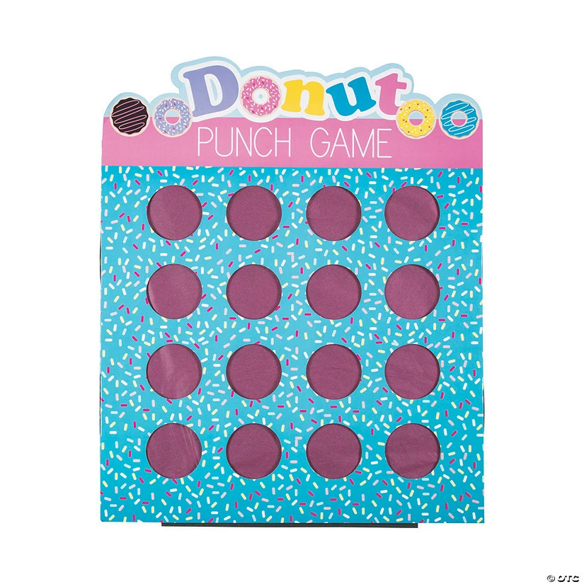 Brand new 𧨠Donut Sprinkles 16-Hole Prize Punch Game π₯° 3 Brand new 𧨠Donut Sprinkles 16-Hole Prize Punch Game π₯°