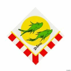 Cheapest ❤️ Dr. Seuss™ 🎂 Birthday Two Fish Luncheon Napkins - 16 Pc. 🎁