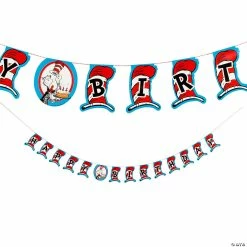 Wholesale 🔥 Dr. Seuss™ The Cat in the Hat™ 🎂 Birthday Garland ⌛