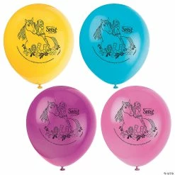 Flash Sale 😀 DreamWorks Spirit Riding Free™ 12" Latex Balloons - 8 Pc. 🛒