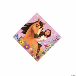 Promo 🎉 DreamWorks Spirit Riding Free™ Beverage Napkins - 16 Pc. ❤️