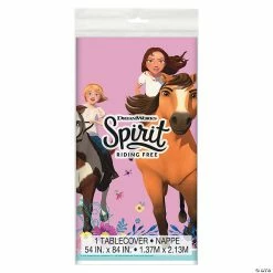 Best Pirce 🥰 DreamWorks Spirit Riding Free™ Plastic Tablecloth 🔥