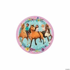 Top 10 🔥 DreamWorks Spirit Riding Free™ Round Paper Dessert Plates - 8 Ct. 💯