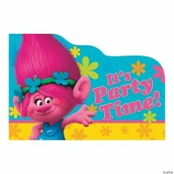 Discount 🔔 DreamWorks Trolls Invitations - 8 Pc. 👏