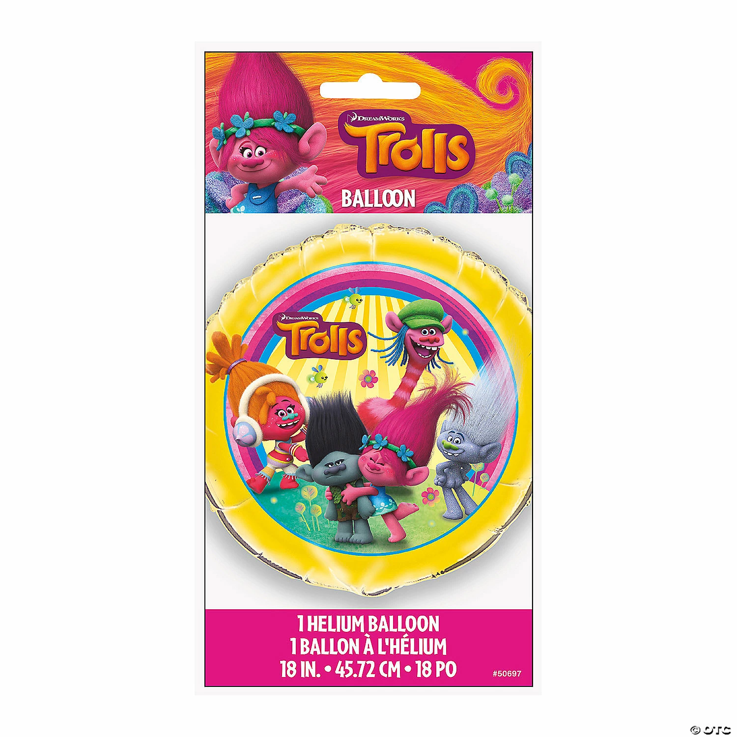 Brand new π DreamWorks Trolls World Tour 18" Mylar Balloon π 4 Brand new π DreamWorks Trolls World Tour 18" Mylar Balloon π - Image 2
