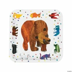 Buy ❤️ Eric Carle Brown Bear, Brown Bear, What Do You See? Paper Dinner Plates - 8 Ct. 😍