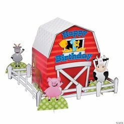 Flash Sale 😀 Farm 1st 🎂 Birthday Centerpiece 🛒