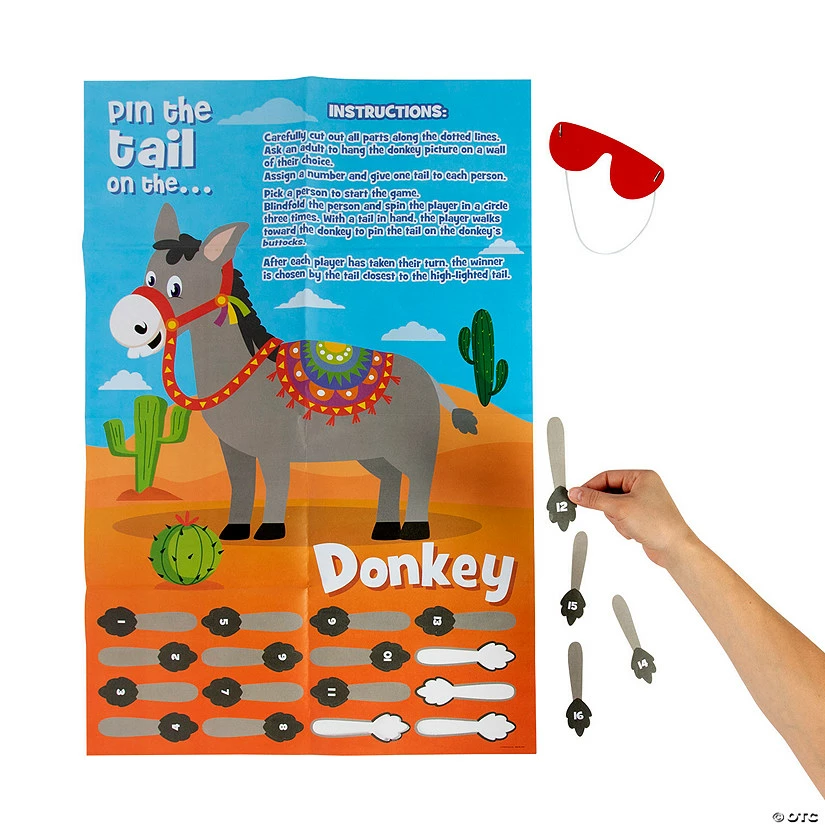 Buy ⌛ Fiesta Pin the Tail on the Donkey Game ⌛ 3 Buy ⌛ Fiesta Pin the Tail on the Donkey Game ⌛