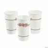 Flash Sale 🛒 Floral Plaid & White Bridal Shower Paper Cups - 24 Ct. 🛒 -Deals Supplies Store floral plaid and white bridal shower paper cups 24 ct 13774940