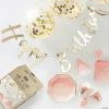 Budget 🤩 Ginger Ray Gold Foil & Pink Ombre 🎂 Birthday Tableware Kit for 16 Guests 🥰 -Deals Supplies Store ginger ray gold foil and pink ombre birthday tableware kit for 16 guests13937314