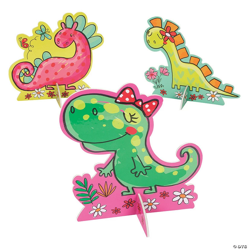 Top 10 โจ Girl Dinosaur Centerpieces - 3 Pc. ๐ 3 Top 10 โจ Girl Dinosaur Centerpieces - 3 Pc. ๐