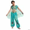 Brand new 😍 Girl's Classic Aladdin™ Live Action Teal Jasmine Costume 👍