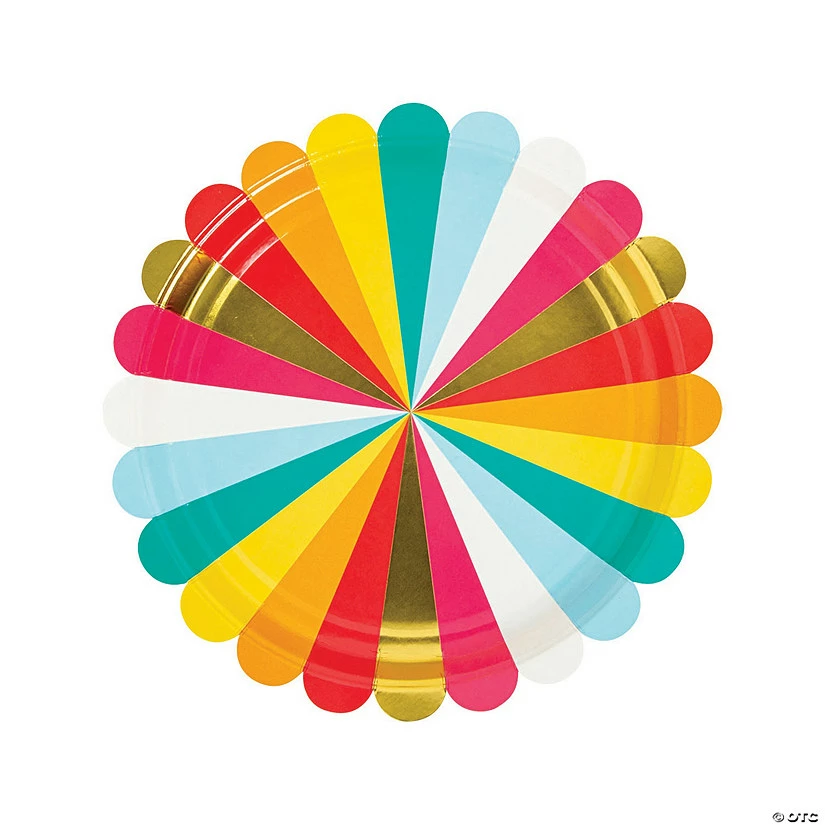 Outlet π Happy Day Paper Dinner Plates - 8 Ct. π 3 Outlet π Happy Day Paper Dinner Plates - 8 Ct. π