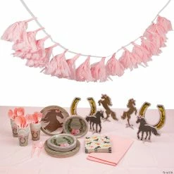 Cheap 🔥 Horse Party Tableware Kit for 24 Guests 🎉