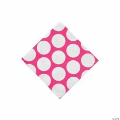 Deals 😉 Large Polka Dot Beverage Napkins 😍