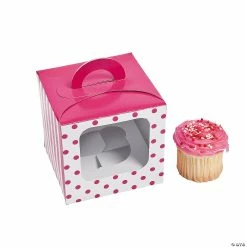 Cheapest β¨ Polka Dot Cupcake Box with Handle - 12 Pc. π 5 Cheapest β¨ Polka Dot Cupcake Box with Handle - 12 Pc. π -Deals Supplies Store hot pink polka dot cupcake boxes with handle 12 pc 3 6289 a01