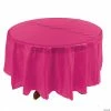 Discount 😉 Round Plastic Tablecloth 🎁 -Deals Supplies Store hot pink round plastic tablecloth70 1712