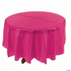 Discount 😉 Round Plastic Tablecloth 🎁