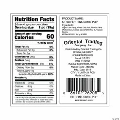 Coupon 🤩 Swirl Lollipops - 24 Pc. ✔️ -Deals Supplies Store hot pink swirl lollipops 24 pc 5 1703 a05