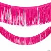 Deals ✨ Tissue Fringe Garland 🥰 1 Deals ✨ Tissue Fringe Garland 🥰 -Deals Supplies Store hot pink tissue paper fringe garland13964241