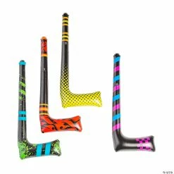 Promo 💯 Inflatable Hockey Sticks - 12 Pc. 👍