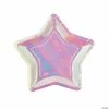 Cheapest 💯 Iridescent Star-Shaped Paper Dessert Plates - 8 Ct. 🥰 1 Cheapest 💯 Iridescent Star-Shaped Paper Dessert Plates - 8 Ct. 🥰 -Deals Supplies Store iridescent star shaped paper dessert plates 8 ct 13826315