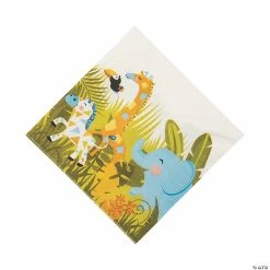 Outlet ❤️ Jungle Baby Shower Luncheon Napkins - 16 Pc. 😍