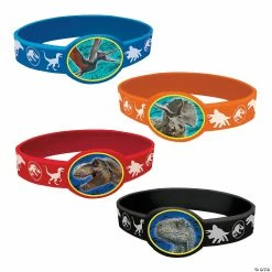 Top 10 π Jurassic Worldβ’ Rubber Bracelets - 4 Pc. π
