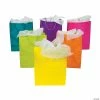 Discount 🥰 Large Neon Paper Gift Bags - 12 Pc. 🎁