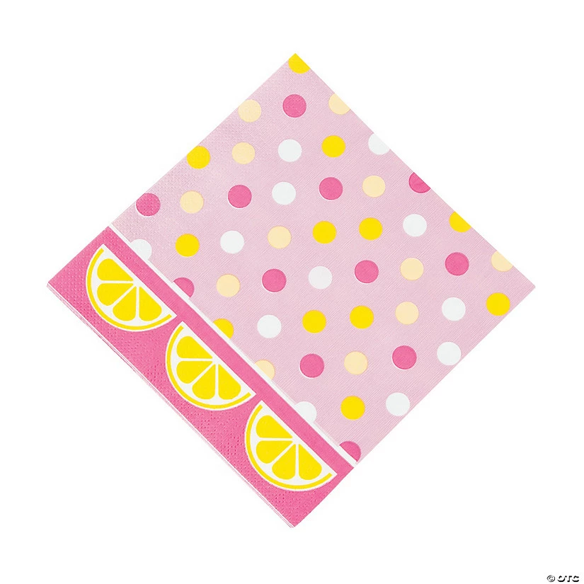 Coupon 🌟 Lemonade Party Polka Dot Luncheon Napkins - 16 Pc. 🔥 3 Coupon 🌟 Lemonade Party Polka Dot Luncheon Napkins - 16 Pc. 🔥