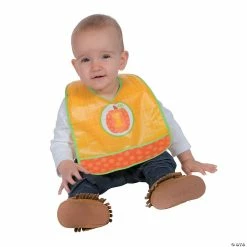 Cheap 🌟 Lil' Pumpkin 1st 🎂 Birthday Bib ⭐ -Deals Supplies Store lil pumpkin 1st birthday bib13773537 a01