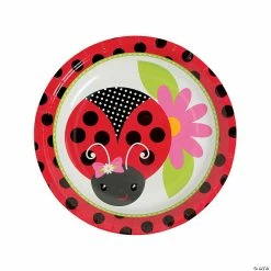 Cheap 🤩 Little Ladybug Paper Dessert Plates - 8 Ct. 🛒