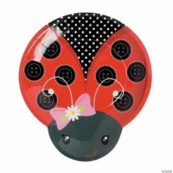Best Sale 😉 Little Ladybug Paper Dinner Plates - 8 Ct. 💯