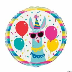 Outlet 👍 Llama 🎂 Birthday 18" Mylar Balloon ⌛