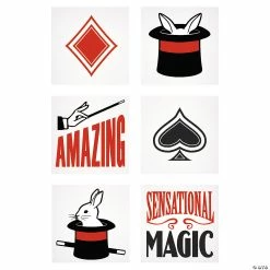 Promo π€© Magic Show Temporary Tattoos - 72 Pc. π§¨