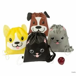 Buy 👏 Medium Cat & 🐕 Dog Drawstring Bags ⌛