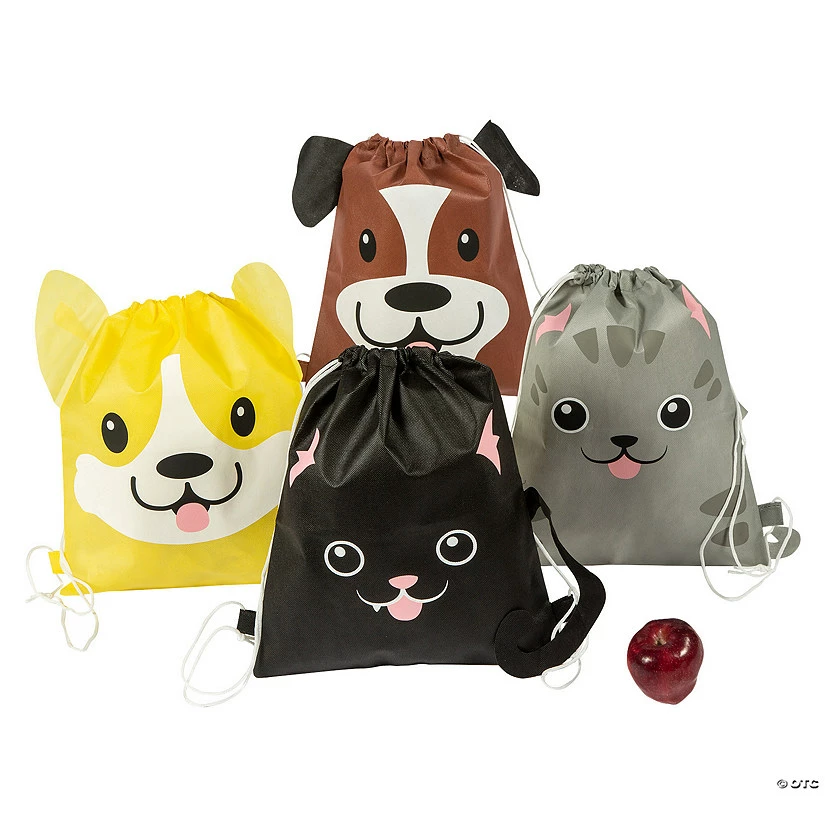 Buy π Medium Cat & π Dog Drawstring Bags β 3 Buy π Medium Cat & π Dog Drawstring Bags β