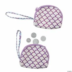 New 🔥 Mermaid Sparkle Iridescent Coin Purses - 12 Pc. 👏