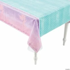 Best deal ⭐ Mermaid Sparkle Plastic Tablecloth 🎁