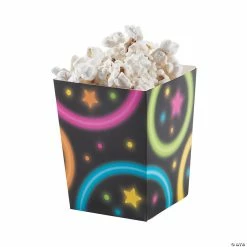 Top 10 ✨ Mini Neon Glow Party Popcorn Boxes - 24 Pc. 👍