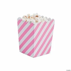 New 🥰 Mini Striped Popcorn Boxes - 24 Pc. ⌛