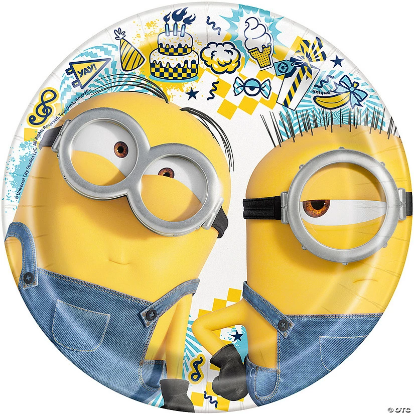 Flash Sale ❤️ Minions™ Paper Dessert Plates - 8 Ct. 🛒 3 Flash Sale ❤️ Minions™ Paper Dessert Plates - 8 Ct. 🛒
