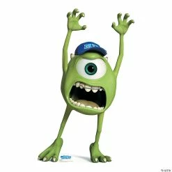Flash Sale 🤩 Monsters University Mike Wazowski Life-Size Cardboard Stand-Up 🌟