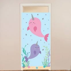 Coupon 🔔 Narwhal Party Door Cover ✨