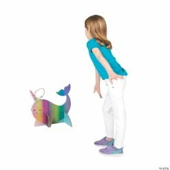 Flash Sale 😉 Narwhal Ring Toss Game 🎉 -Deals Supplies Store narwhal ring toss game13838577 a01