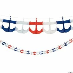 New ✔️ Nautical Anchor Garland 🧨